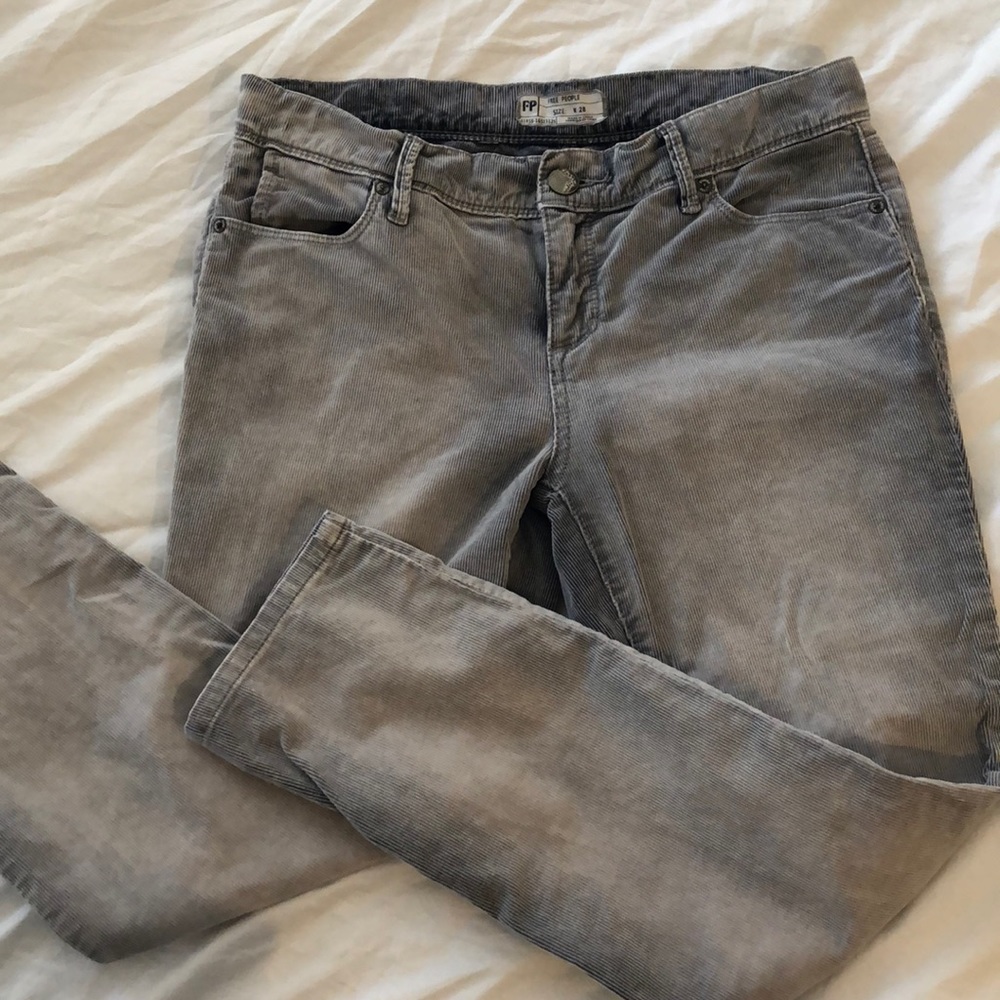 Free people cropped corduroy pants